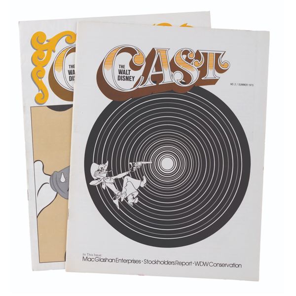 A Pair of 1972-73 Walt Disney Cast Magazines.