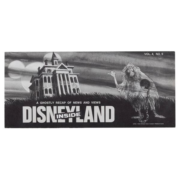 An Inside Disneyland Haunted Mansion Mailer.