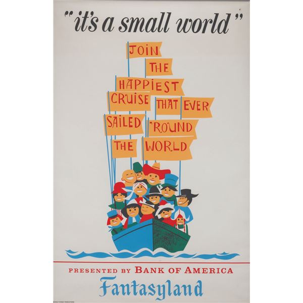 An It's a Small World Attraction Poster.