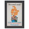 Image 2 : An It's a Small World Attraction Poster.