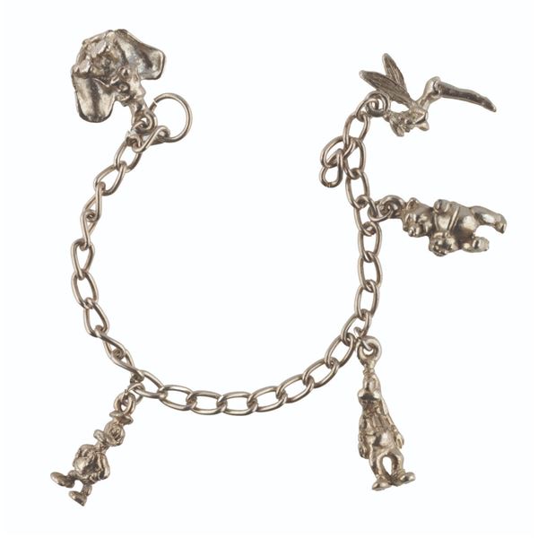 A Disneyland Character Charm Bracelet Without Clasp.