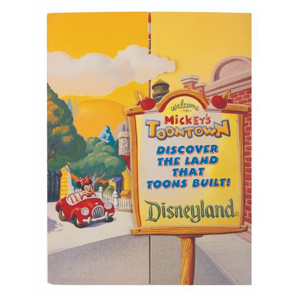 A 1993 Disneyland and Mickey's Toontown Press Kit.