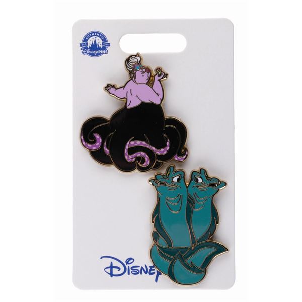 A Pair of Ursula and Eels "The Little Mermaid" Pins.