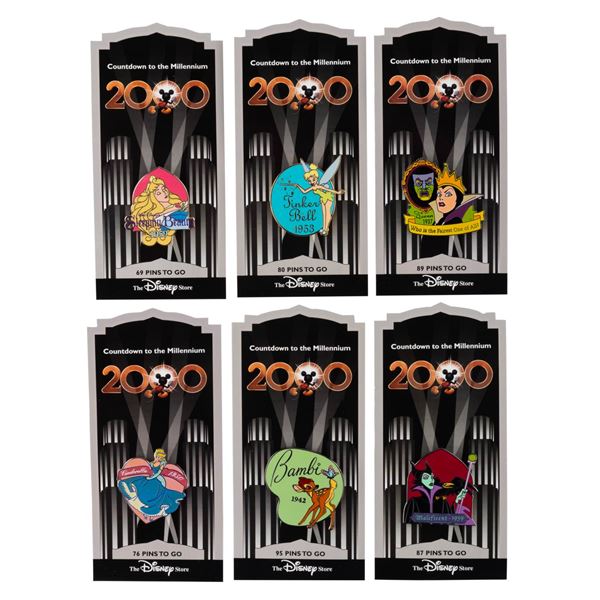 A Set of "Countdown to the Millennium 2000" Pins