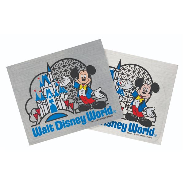 A Trio of Walt Disney World Stickers.