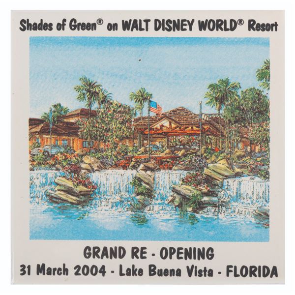 A Shades of Green on Walt Disney World Re-Opening Tile.