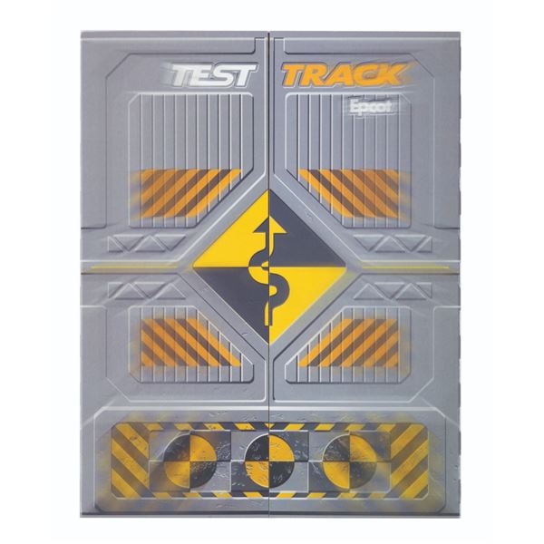 A Test Track Souvenir Photo and Photo Holder.