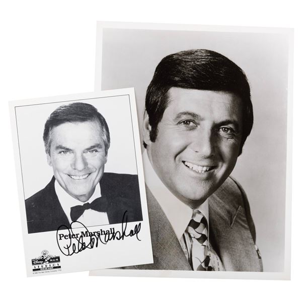 A Peter Marshall Signed Disney-MGM Studios Headshot.
