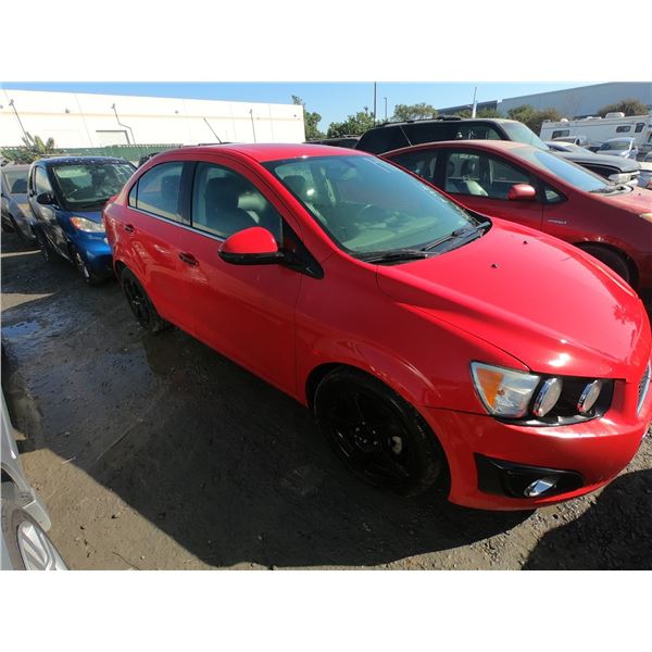 CHEV SONIC 2016 SALV T/DONATION