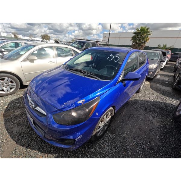 HYUNDAI ACCENT 2012 ADT