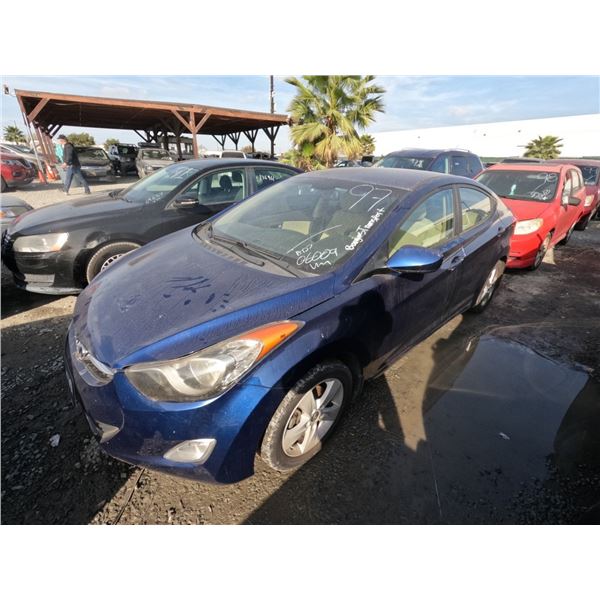 HYUNDAI ELANTRA 2013 ADT-DONATION
