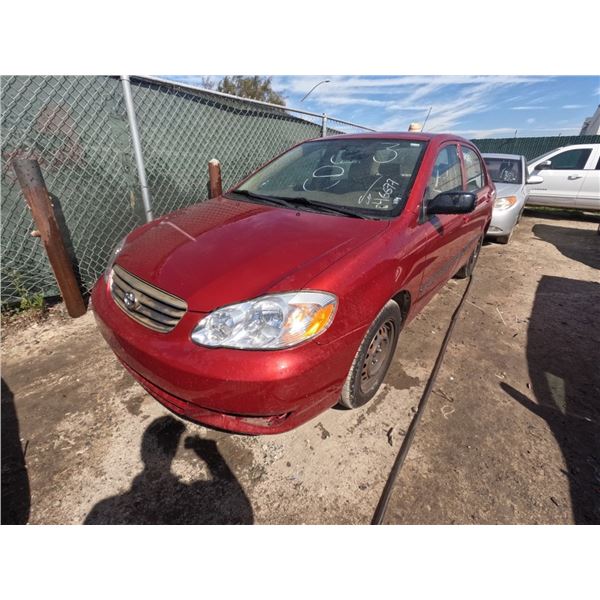TOYOTA COROLLA 2004 T-DONATION