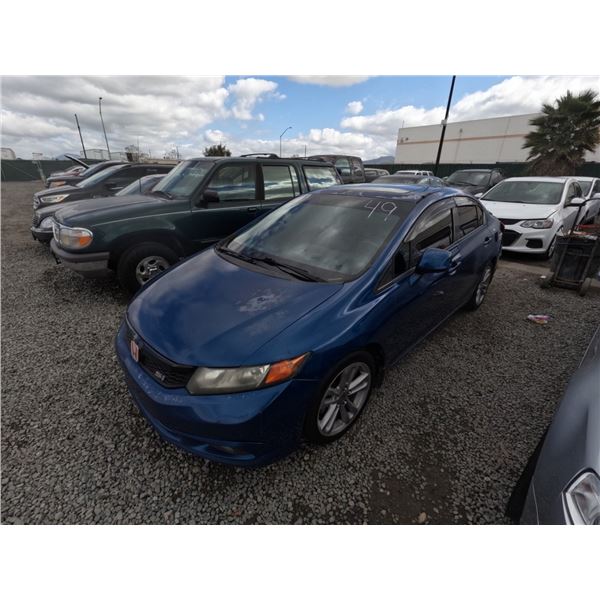 HONDA CIVIC 2012 T