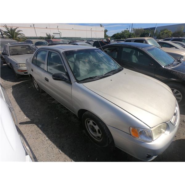TOYOTA COROLLA 2002 SALV T/DONATION