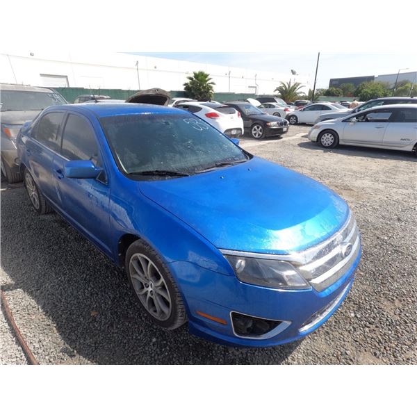 FORD FUSION 2011 SALV/CERT