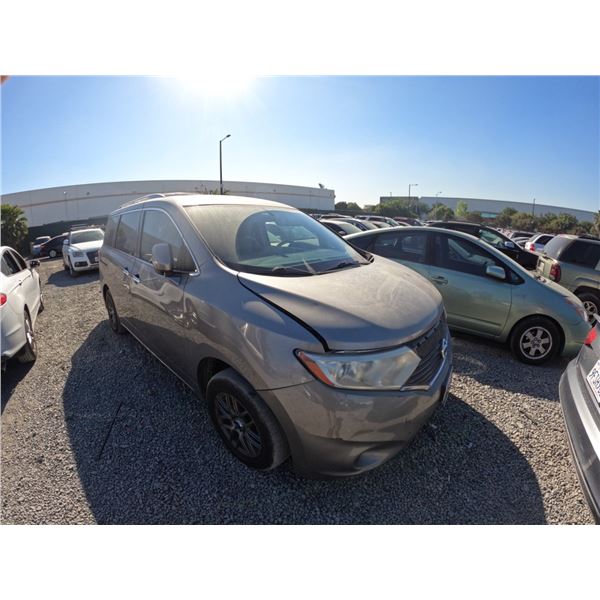 NISSAN QUEST 2012 T-2 DAYS