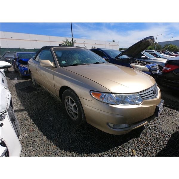 TOYOTA CAMRY SOLARA 2003 ADT-DONATION
