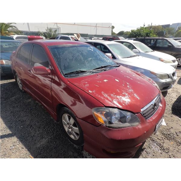 TOYOTA COROLLA 2007 SALV T/DONATION