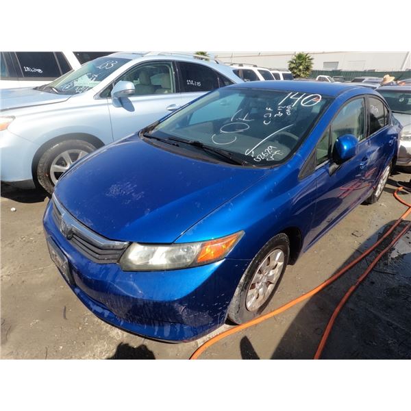 HONDA CIVIC 2012 T-DONATION