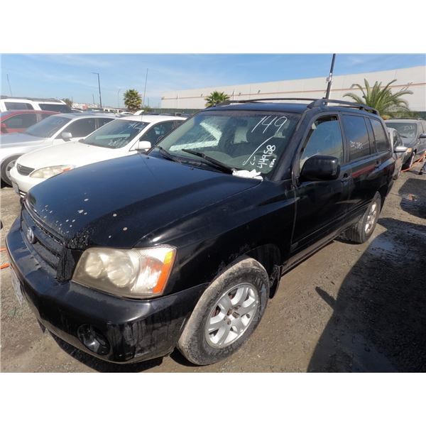 TOYOTA HIGHLANDER 2002 T-DONATION
