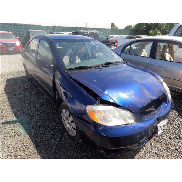 TOYOTA COROLLA 2004 SALV T/DONATION