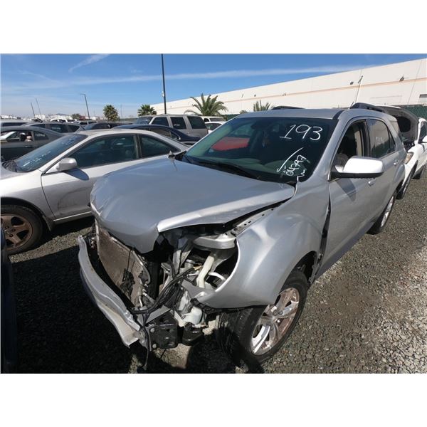 CHEVY EQUINOX 2015 T-DONATION