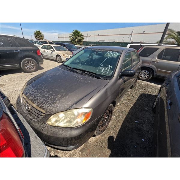 TOYOTA COROLLA 2003 ADT-DONATION