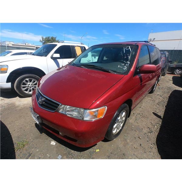 HONDA ODYSSEY 2002 T-DONATION