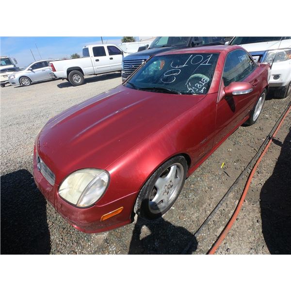 MERZ SLK CLASS 2001 T-DONATION