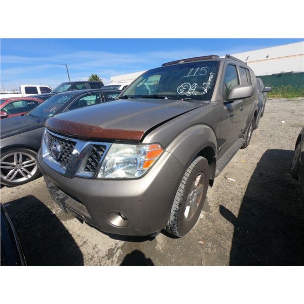 NISSAN PATHFINDER 2008 ADT-DONATION