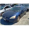 Image 2 : HONDA ACCORD 2005 SALV T/DONATION