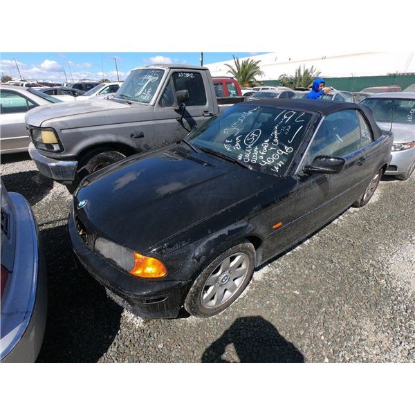 BMW 325CI 2001 SALV T/DONATION