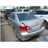 Image 4 : TOYOTA COROLLA 2003 SALV T/DONATION