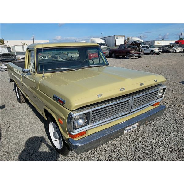 FORD F100 1970 SALV/T