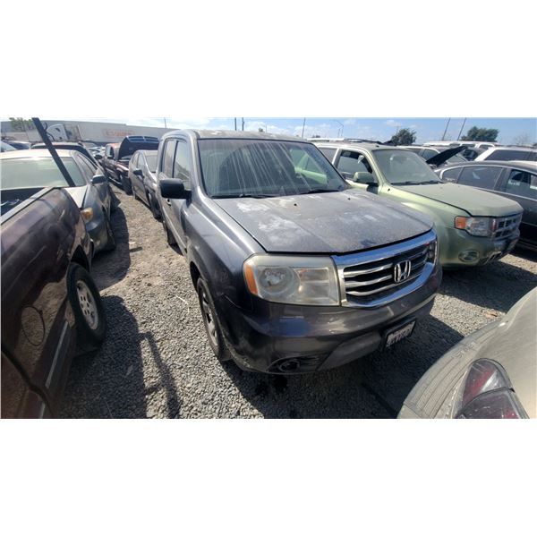 HONDA PILOT 2012 T-DONATION