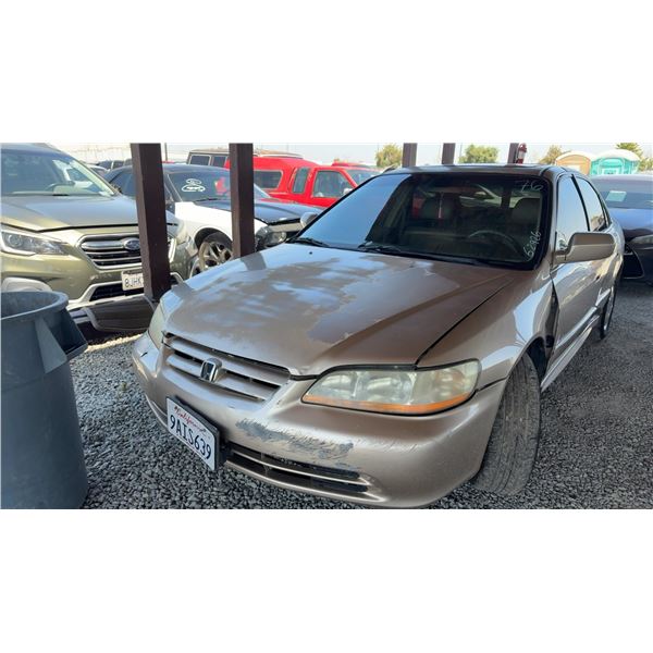 HONDA ACCORD 2002 SALV/T-2DAYS