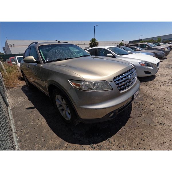 INFINITI FX35 2004 T-DONATION
