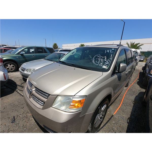 DODGE GR CARAVAN 2009 O/S T-DONATION