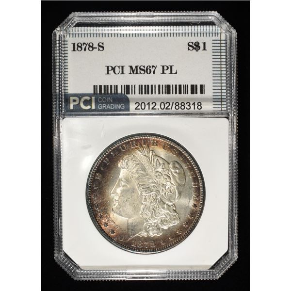 1878-S MORGAN DOLLAR PL PCI SUPERB GEM BU