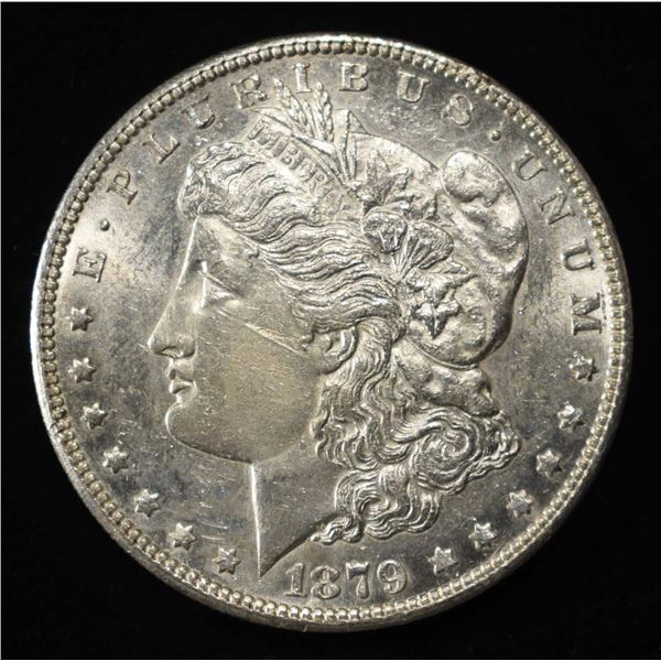 1879-S REV 78 MORGAN DOLLAR BU PL