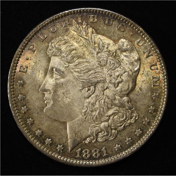 1881-O MORGAN DOLLAR GEM ORIGINAL UNC GREAT COLOR