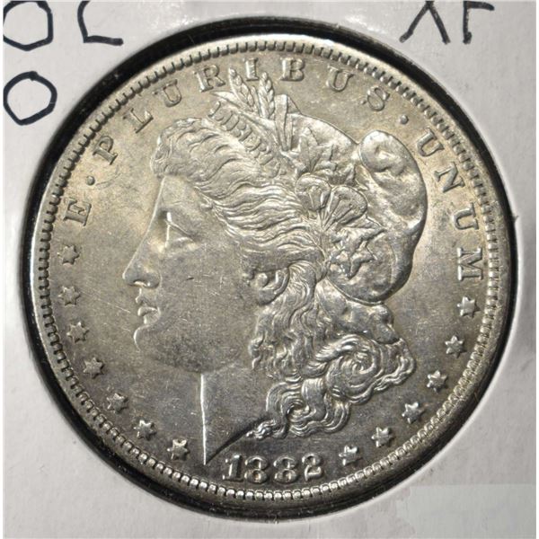 1882-O MORGAN DOLLAR XF
