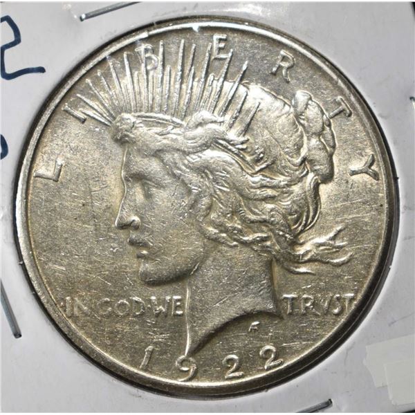 1922-S PEACE DOLLAR