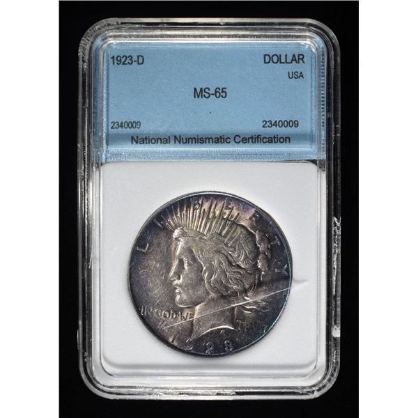 1923-D PEACE DOLLAR NNC GEM BU