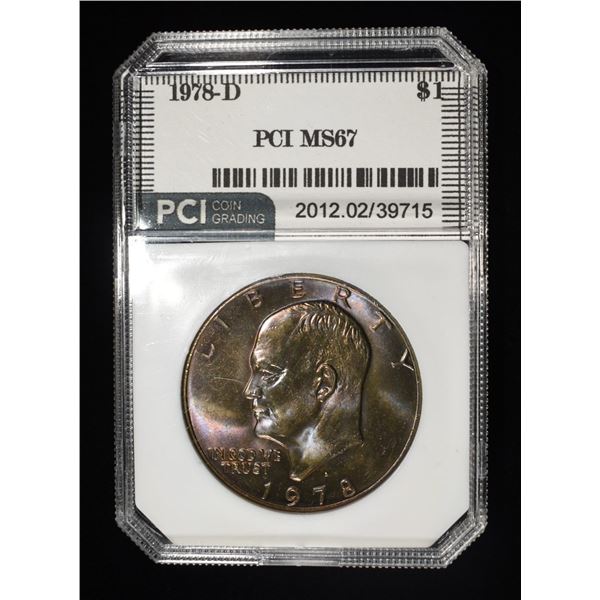 1978-D EISENHOWER DOLLAR PCI SUPERB GEM BU