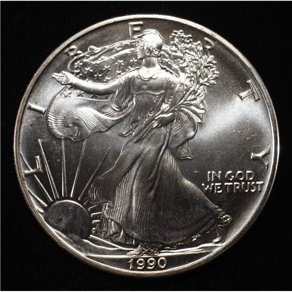 1990 AMERICAN SILVER EAGLE