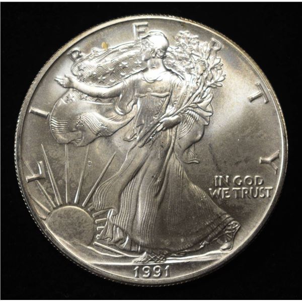 1991 AMERICAN SILVER EAGLE