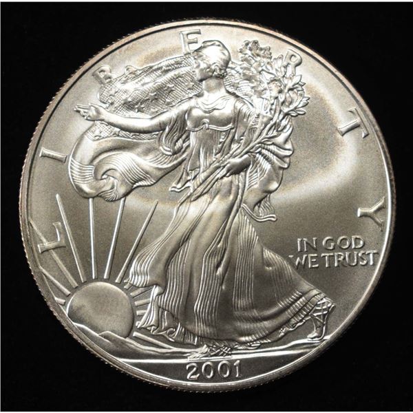 2001 AMERICAN SILVER EAGLE