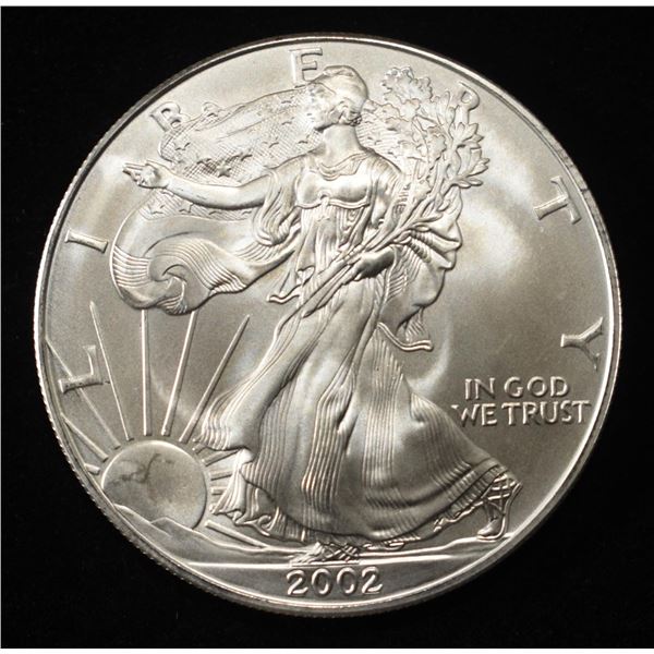 2002 AMERICAN SILVER EAGLE