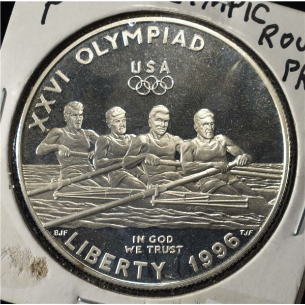 1996-P $1 COMMEM OLYMPIC ROWING PROOF